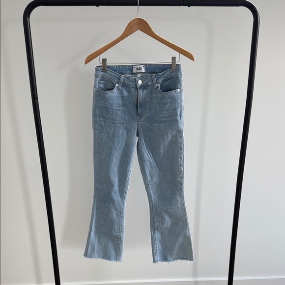 Paige Women’s Colette Crop Flare Jeans - Picture 1 of 13